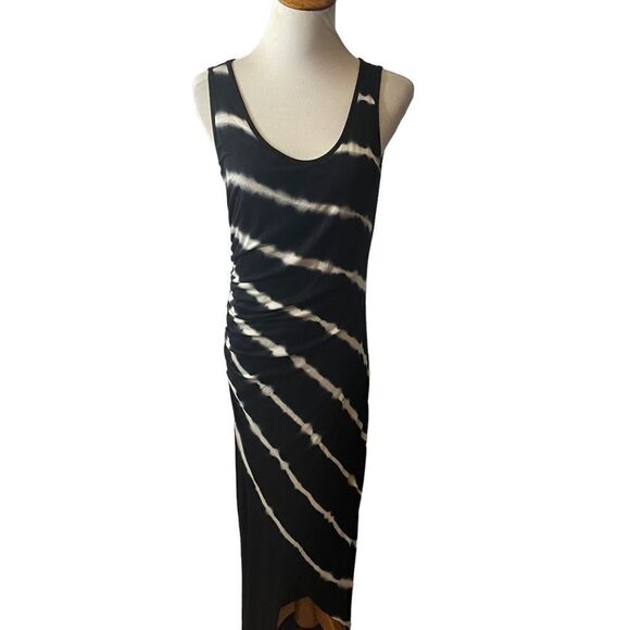 Fate & Fortune Side Ruched Tie Dye Maxi Dress Size MED NWT - Picture 7 of 7